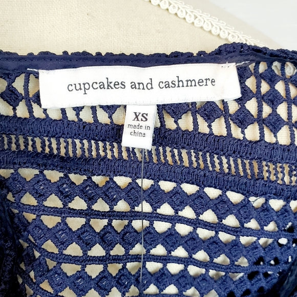 NWOT Cupcakes and Cashmere Kaden Lace Eyelet Tank - Picture 8 of 8